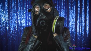 porn video 23 dirty panty fetish Mistress LucyXX – Gas Mask Leather Mistress, joi video on pov-2