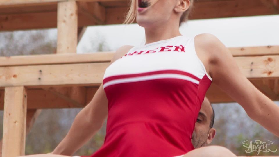 Angellica Goods - Bleacher Blonde Gets Two Cocks Download...