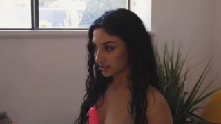 Jameliz, JasminX, Two Teen Schoolgirls Double Ended Dildo Lesbian Scene Onlyfans (Toys)-1