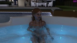 Adult Gameplay Videos - My Stepbrother 's Wife #48 - As part of the dare, John licked Jennifer and Justine's feet-1
