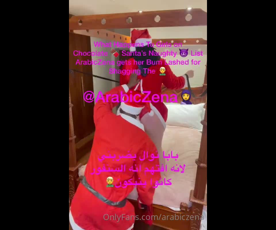 xxx clip 30 ArabicZena – Lots of Horny Fun Chocolate Santa Videos with Naughty ArabicZena as Mrs Claus wh 85 (@arabiczena) (26.12.2021), anna gold femdom on femdom porn 