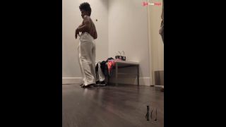 Dressing Room Voyeur Ebony Couple Dreads Way and Lyric Sky-2