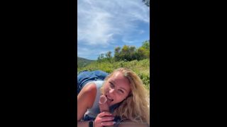 Angel Emily Blowjob Picnic Sextape By Angel Emily-1