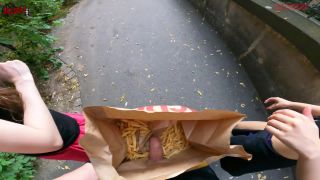 Public Double Handjob In The Fries Bag... IM JerkinIt A Whole New Way To Love McdonaldS 1080p-5