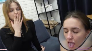 Part 1 Licking Girls Feet - CINDY and SALMA - Shame and humiliation for an ex-friend - FULL-7