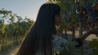 Daring Kiara Outdoor Masturbation in Vineyards-2
