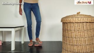 free xxx video 36 femdom hard whipping Shoelovers – Jeans And Sandals Shoejob Cock Trampling, ballbusting on fetish porn-9