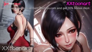 Ada Wong from Resident Evil. Huang uses her big tits to spy on you-2