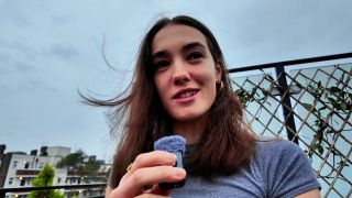 CheekyMZ Rubs Her Pussy On The Rooftop Blowjob CheekyMZ-3