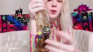 Stoner Girl Squirts to Porn - Big boobs-0