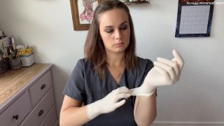 xxx video 6 Nina Crowne - Angry Nurse Gloved Handjob - FullHD 1080p | roleplay | solo female fetish sex-6