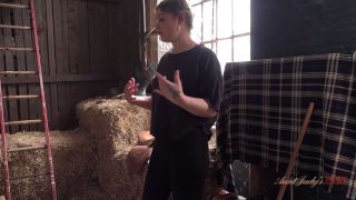 Aunt Judy'S XXX  Fucking Your MILF Stepmom Aurora In The Barn (POV Expe-1