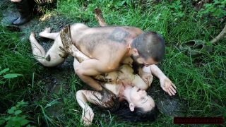 Devoutdevour Muddy Nature MILF Takes Intense Grinding On Pussy And Ass From Hairy Cock-3