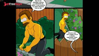 [GetFreeDays.com] Marge Engaa a Su Esposo Con El Vecino Cuando No Est - Esposa Infiel - Los Simpsons Porn Film January 2023-0