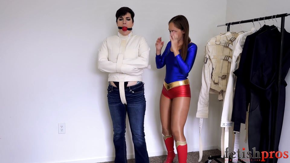 Irene Silver Bound in Straitjacket by UltraGirl for Impo...
