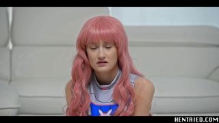 Hentaied (Com) Cute Kawaii Pink Haired Girl Playing with Sex Toys - Petite Tiffany Tatum Ahe...-1
