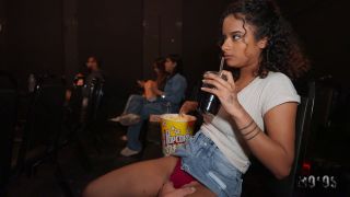 Isabella jules - movie theater flashing - Latina-1