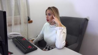 Euro Femdom Elite - Rea - Office Punishment - Cruel Foot Domination-0