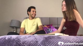 Teen Girl Gets Her Tiny Pussy Pounded On The Bed - L0veH0meP0rn - Homemade-1