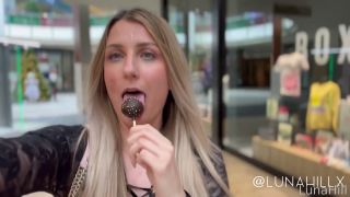 Luna Hill - Dressing Room BJ And Cumwalk Through Mall - Teen-9