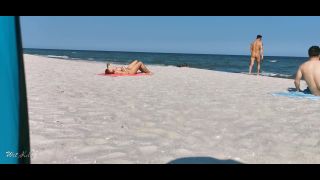 Sharing My Girl With a Stranger On The Public Beach  Threesome W...-0