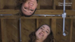 clip 43 femdom anal Elle Eros and Clara Dee – Your Roommates Trick You Into a Spit roast Pegging POV, joi on masturbation porn-6