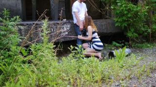 Piper Blush - public blowjob in a beautiful dress-6