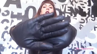 online porn video 18 superheroine femdom DommeTomorrow – Clean My Leather Gloves, domination on femdom porn-1