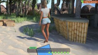 FemboyyGames - Lewd Island #6 - Masturbation in the sea completely naked!-2
