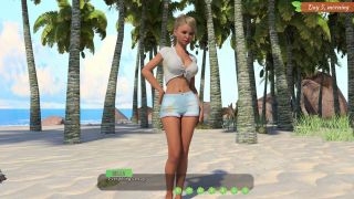 FemboyyGames - Lewd Island #6 - Masturbation in the sea completely naked!-4