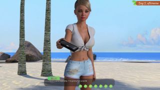 FemboyyGames - Lewd Island #6 - Masturbation in the sea completely naked!-8