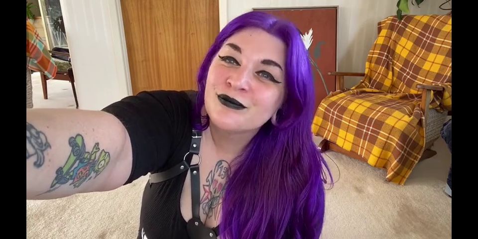 Role Play POV Goth Babe Stuffs You