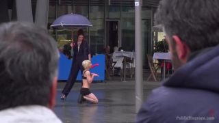 Eager Bitch Spanked And Flogged In The Rain! - Part 1, Scene 1 Spanking!-8