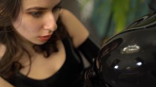 clip 35 Miss Ellie Mouse – Maid Polishes Mistresss Latex Catsuit | brunette | fetish porn thumbzilla femdom-9