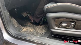 [GetFreeDays.com] A girl in high-heeled shoes likes to listen to the sound of the engine and press the pedals with her Porn Clip March 2023-5