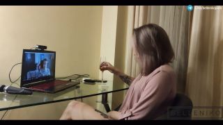 Wife was Asleep on Skype the Cheating Husband Fisting!-0