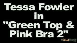 online adult clip 9 Tessa Fowler in Green Top Pink Bra 2 | milf | milf porn -0