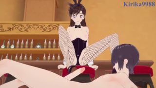 Orgasm Ran Mouri Bunny Girl and I have intense sex in the casino. - Detective Conan Hentai-1