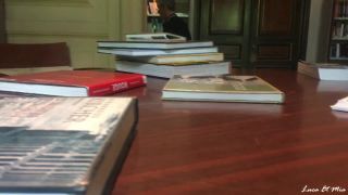 Lucawmia - risky public sex at the french high school library - amateur-3