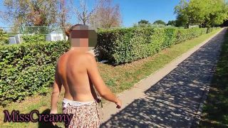 Miss Creamy - Pussy Flash - My exhibitionist wife walks naked in the streets of Spain where many people pass - Cau-2