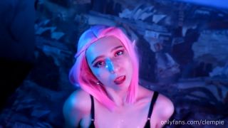 Clem_Pie - Cyberpunk-Elf-was-Caught-in-Night-City-1080p - Blowjob-4