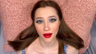 adult xxx clip 46 roxanne rae femdom Babyheavanian – Blue eye shaddow red lipstick face fetish, joi video on pov-2