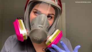 online adult video 48 Nina Crowne - Nurse in Respirator Gives Handjob on pov bald fetish-5