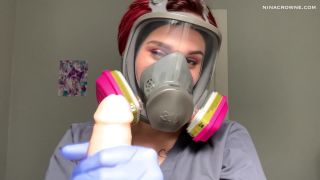 online adult video 48 Nina Crowne - Nurse in Respirator Gives Handjob on pov bald fetish-6