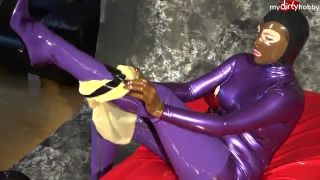 Latex gas mask and sniffing panties Quick View Porn - New...-2