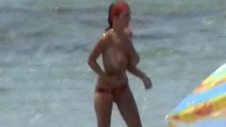 Nudist beach voyeur camera hunting for naked boobies-7