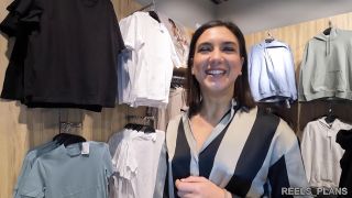 Video A Pretty French Girl Gets Anal Fucked In a Fitting Room By Tw...-4