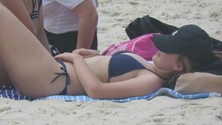 So many young asses on beach-3