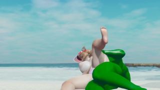 Verified Amateurs HULK SMASHES SQUIRREL GIRLS PUSSY IN THE BEACH-6