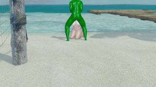 Verified Amateurs HULK SMASHES SQUIRREL GIRLS PUSSY IN THE BEACH-8